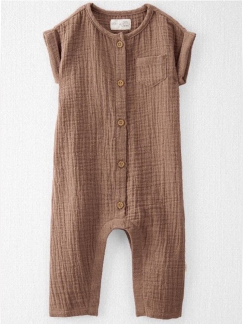 Organic Cotton Muslin Romper